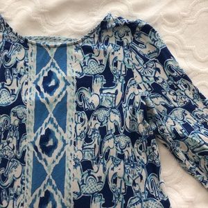 LILLY PULITZER Elephant Print Dress